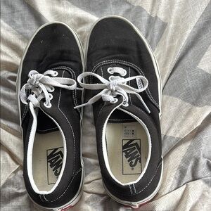 Vans Black Canvas Sneakers